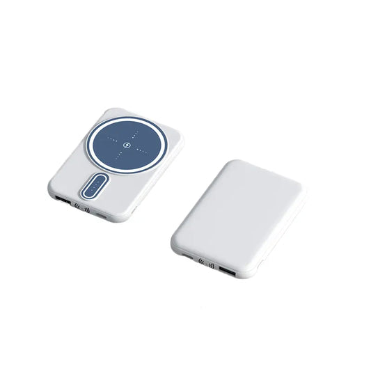 Batterie Externe Magnétique 5000mAh – Mini Power Bank Sans Fil à Charge Rapide PD, Compatible iPhone, Samsung, AirPods et iPad