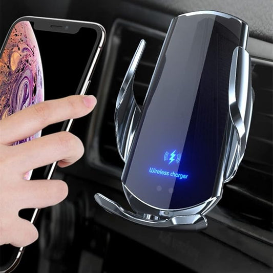 Chargeur Sans Fil OBEST pour Voiture – Support de Téléphone Magnétique avec Induction Infrarouge et Charge Rapide 10W, Compatible avec Tous les Smartphones