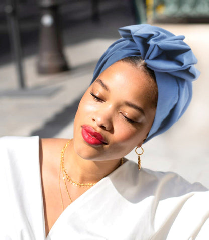 Turban Femme Chic – Bonnet Stylé avec Noeud Élégant