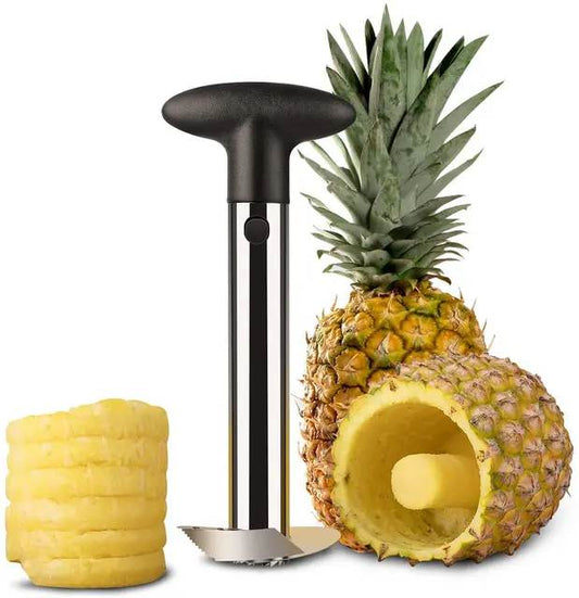 Coupe Ananas en Acier Inoxydable – Éplucheur d'Ananas avec Lame Tranchante