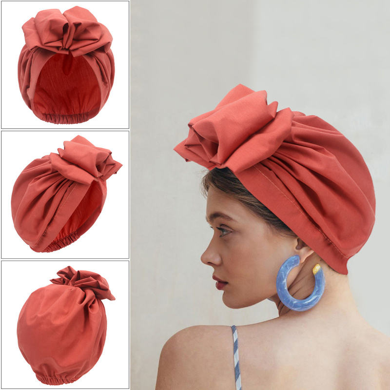 Turban Femme Chic – Bonnet Stylé avec Noeud Élégant