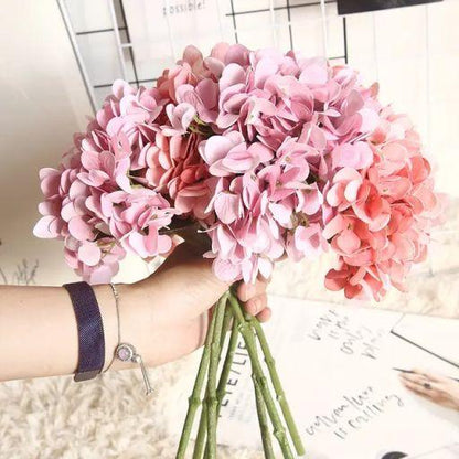 Bouquet  de fleurs artificielles Hortensia