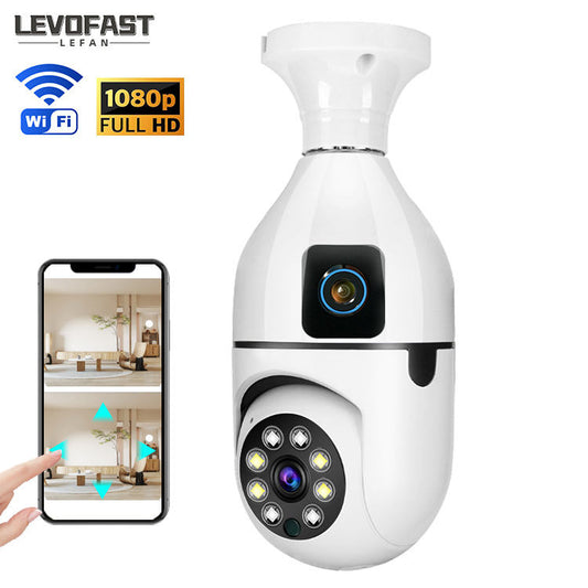 Caméra de Sécurité WiFi 1080p – Surveillance 360° Intelligente
