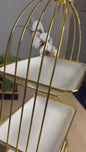 Présentoir à Dessert en Forme de Cage à Oiseaux – Élégant et Raffiné pour Tous Événements